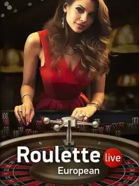 Tisch für europäisches Roulette mit Live-Dealer